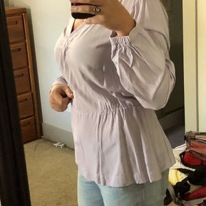 Lilac blouse JCREW